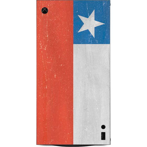 Chile Flag Distressed XBox Series X Digital Edition Console Skin